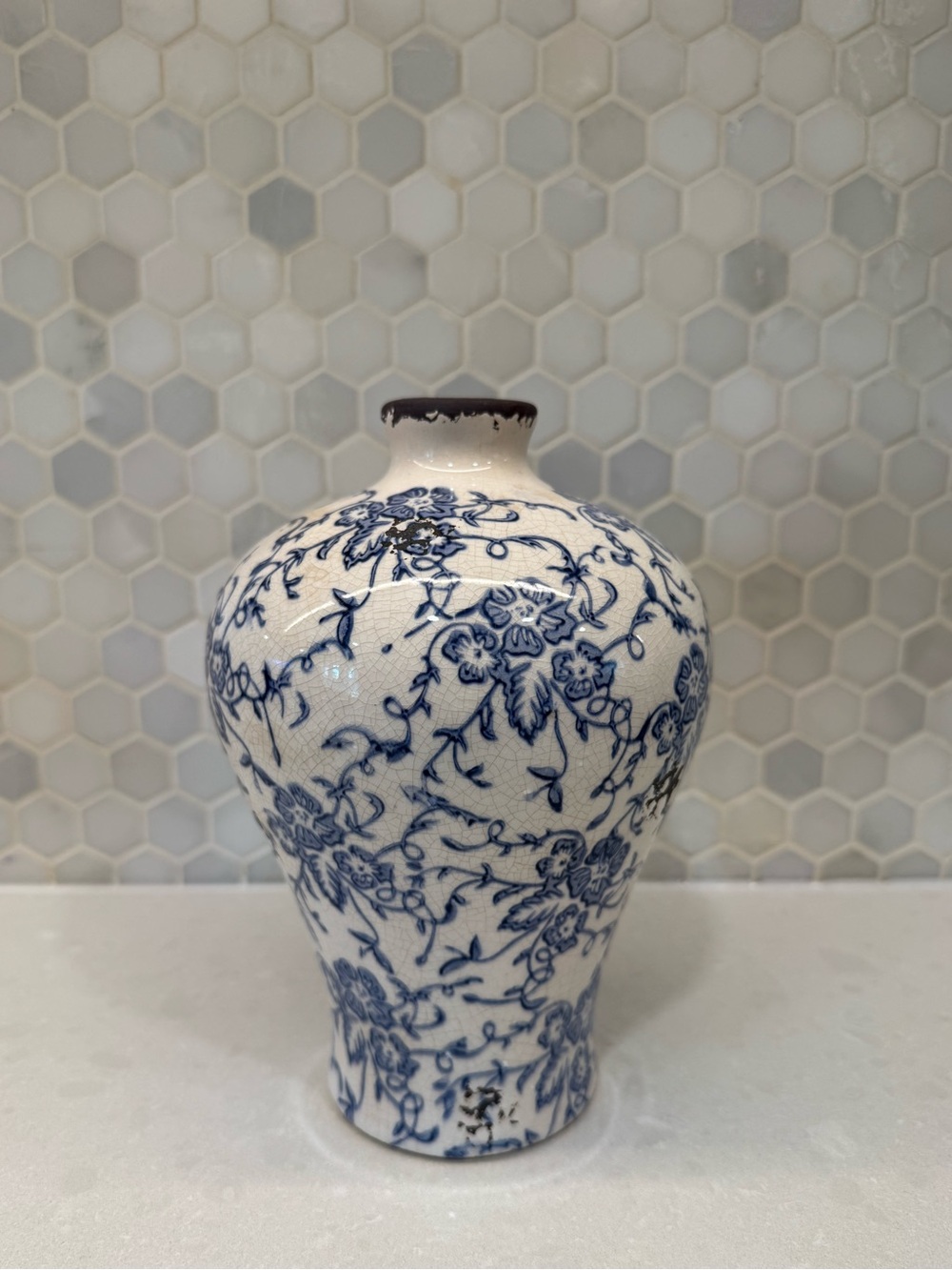 Magnolia Antique Floral Vase